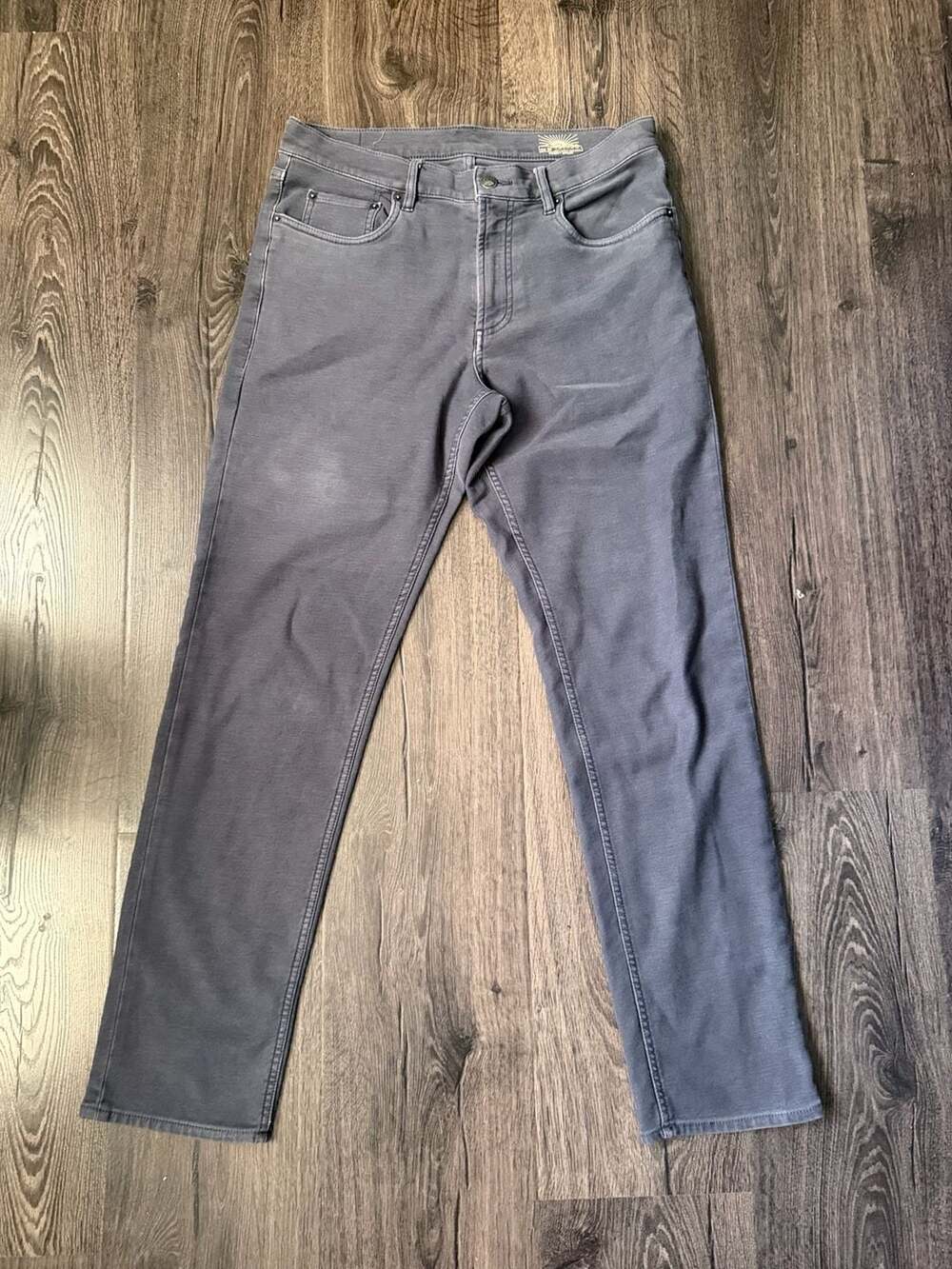 Faherty Men's Stretch Terry 5-Pocket Pant in Slate